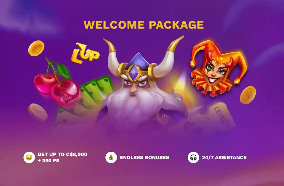 levelup welcome package bonus